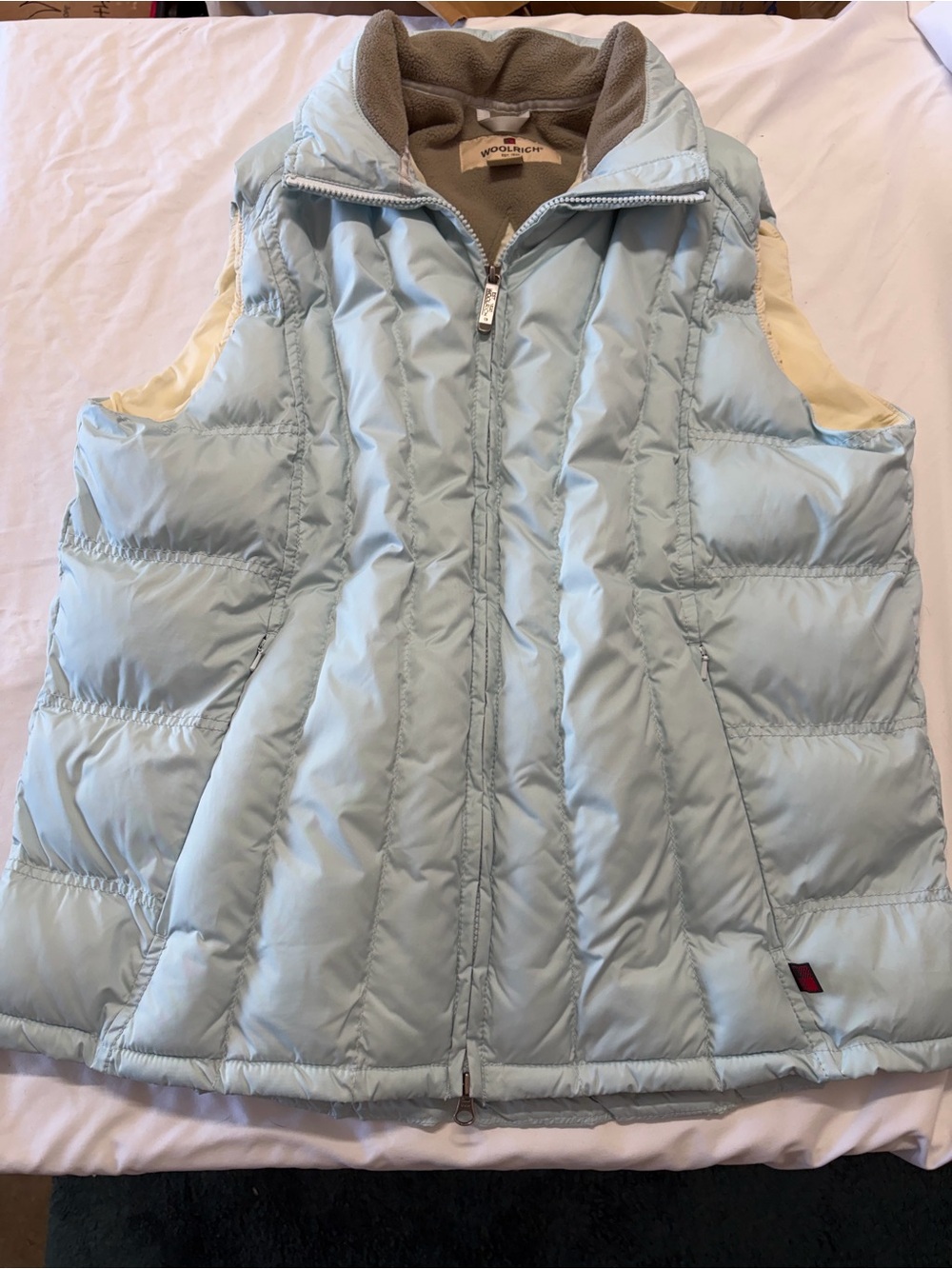 Woolrich XL Light Blue Insulated Puffer Vest
